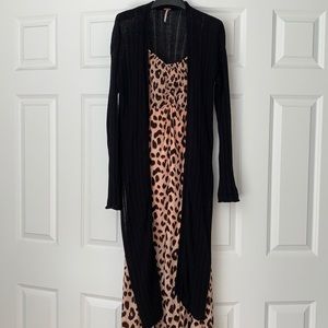 Free people full length cardigan
